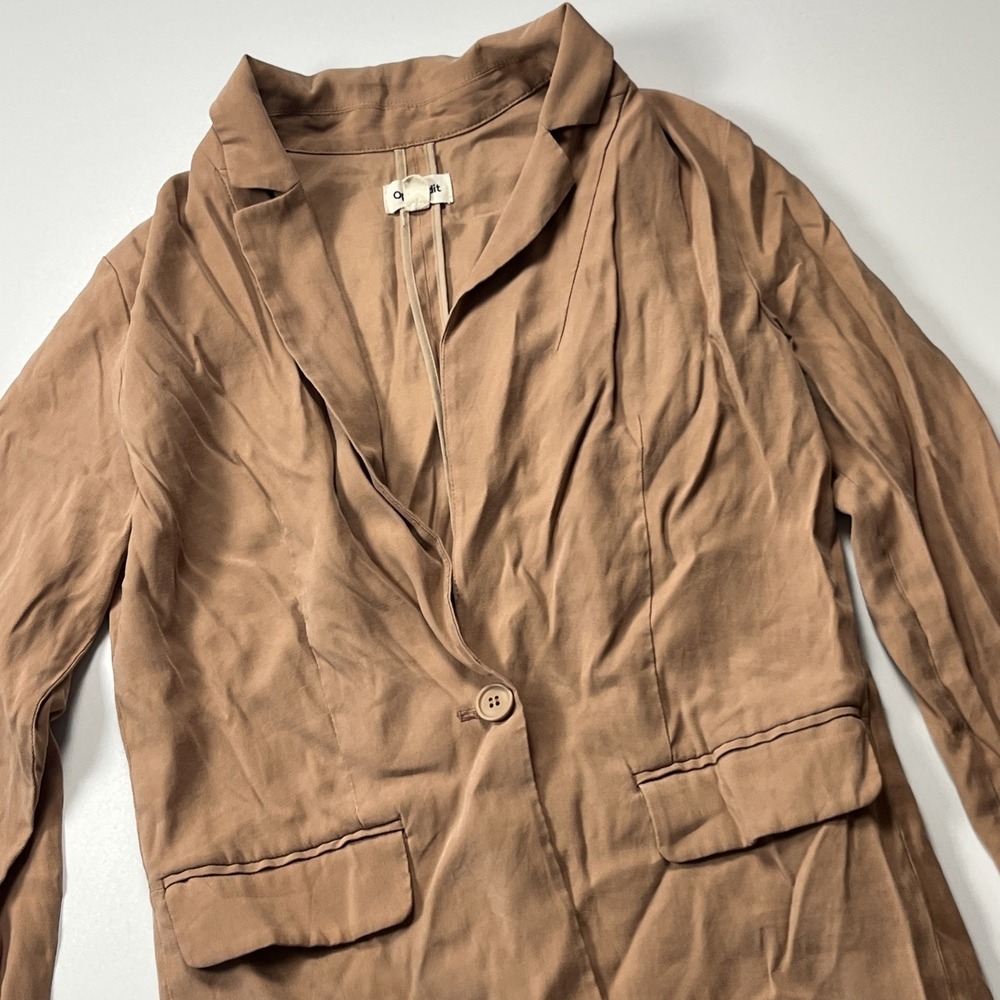 Open Edit Unstructured Boyfriend Blazer Oversized XS Scandi-Cool Jacket
